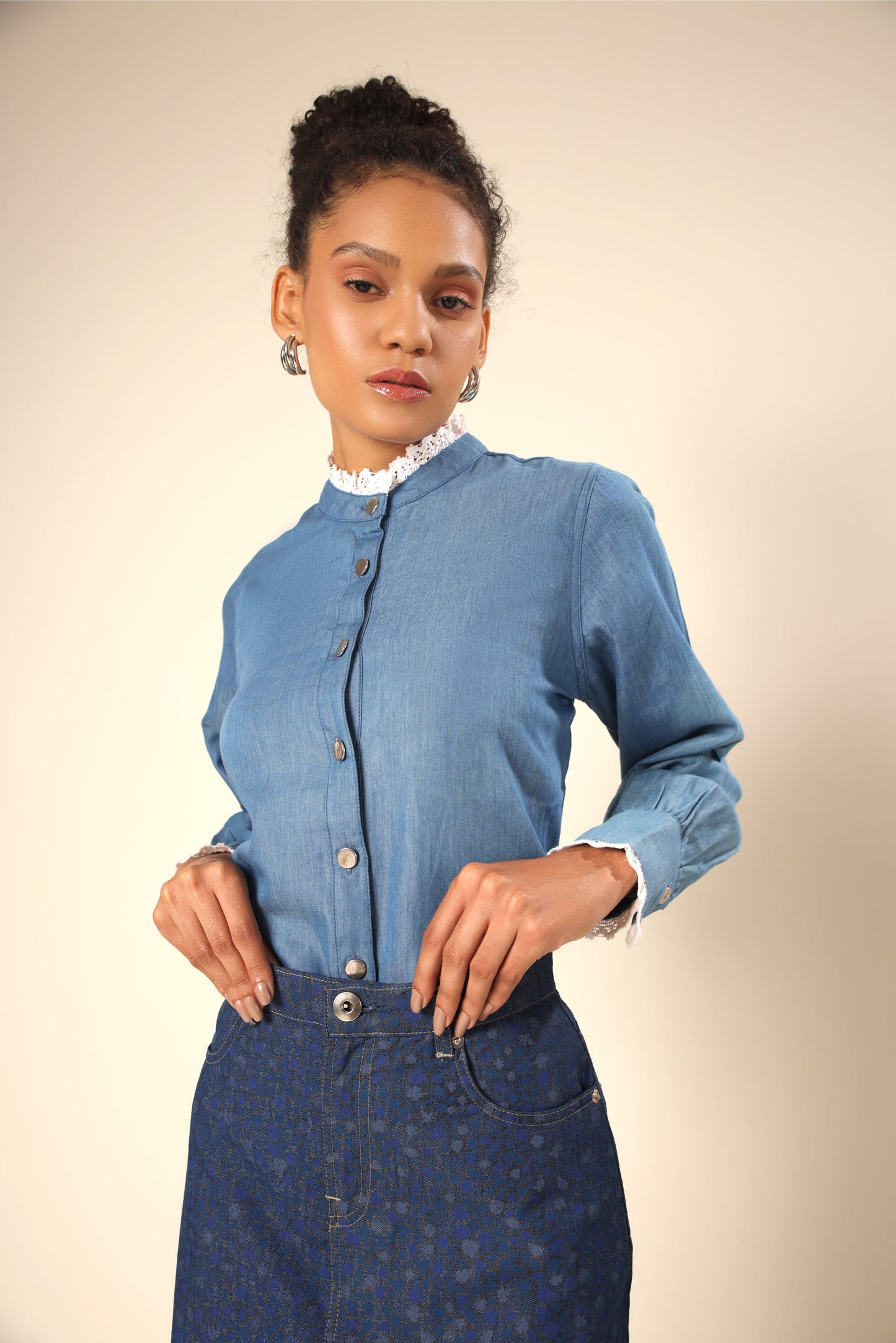 Street Strol Denim Skirt