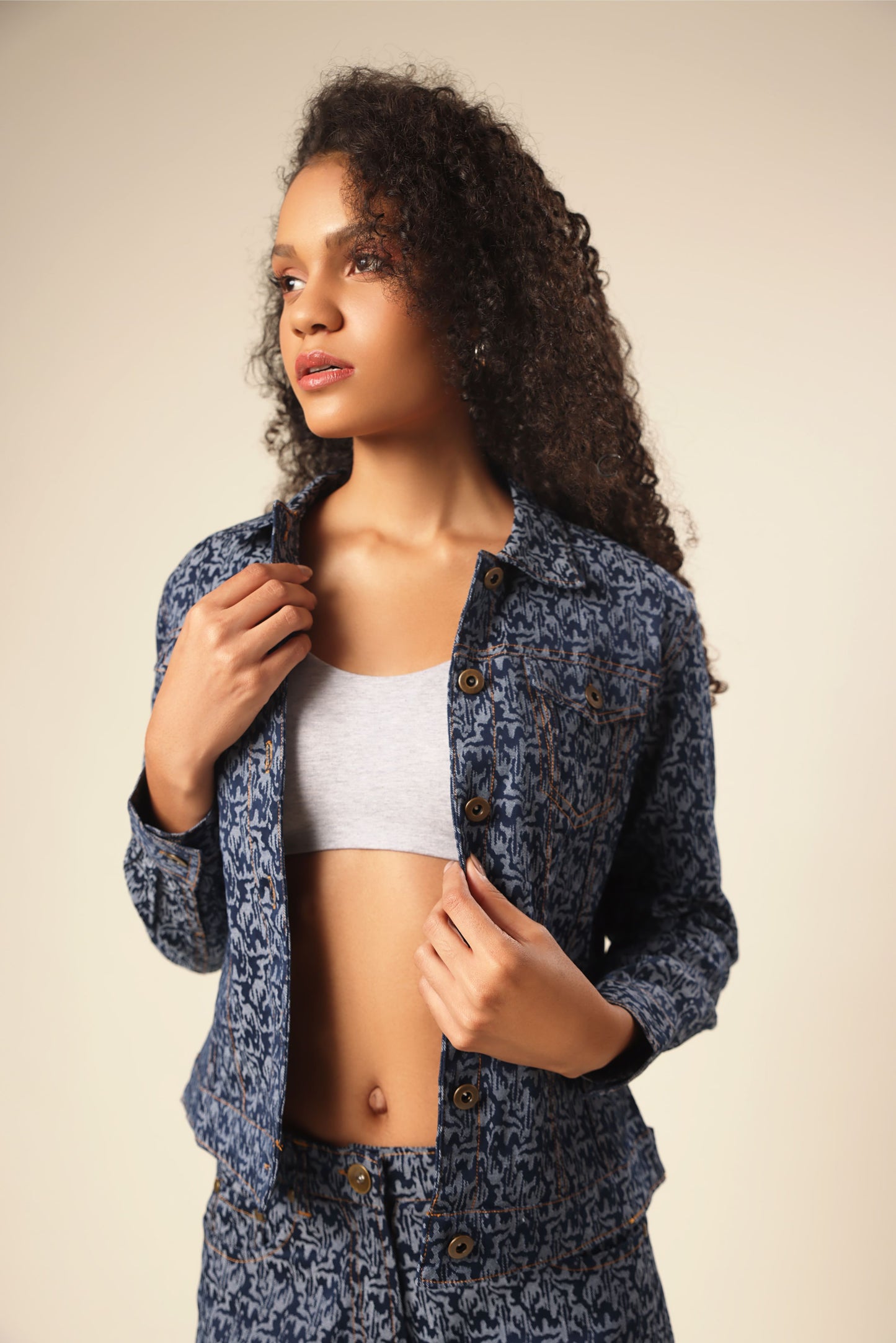 Print Me Pretty Denim Jacket