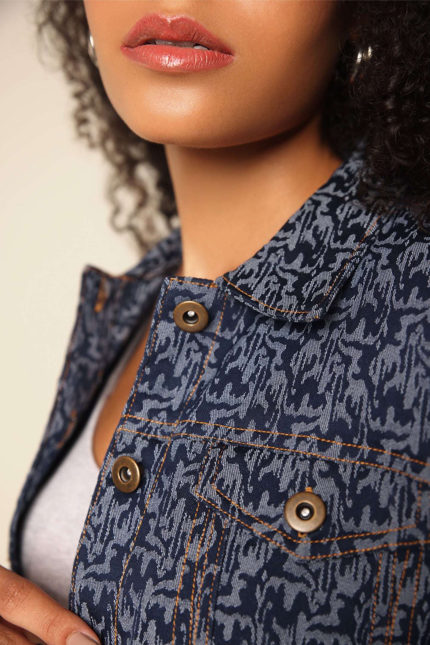Print Me Pretty Denim Jacket