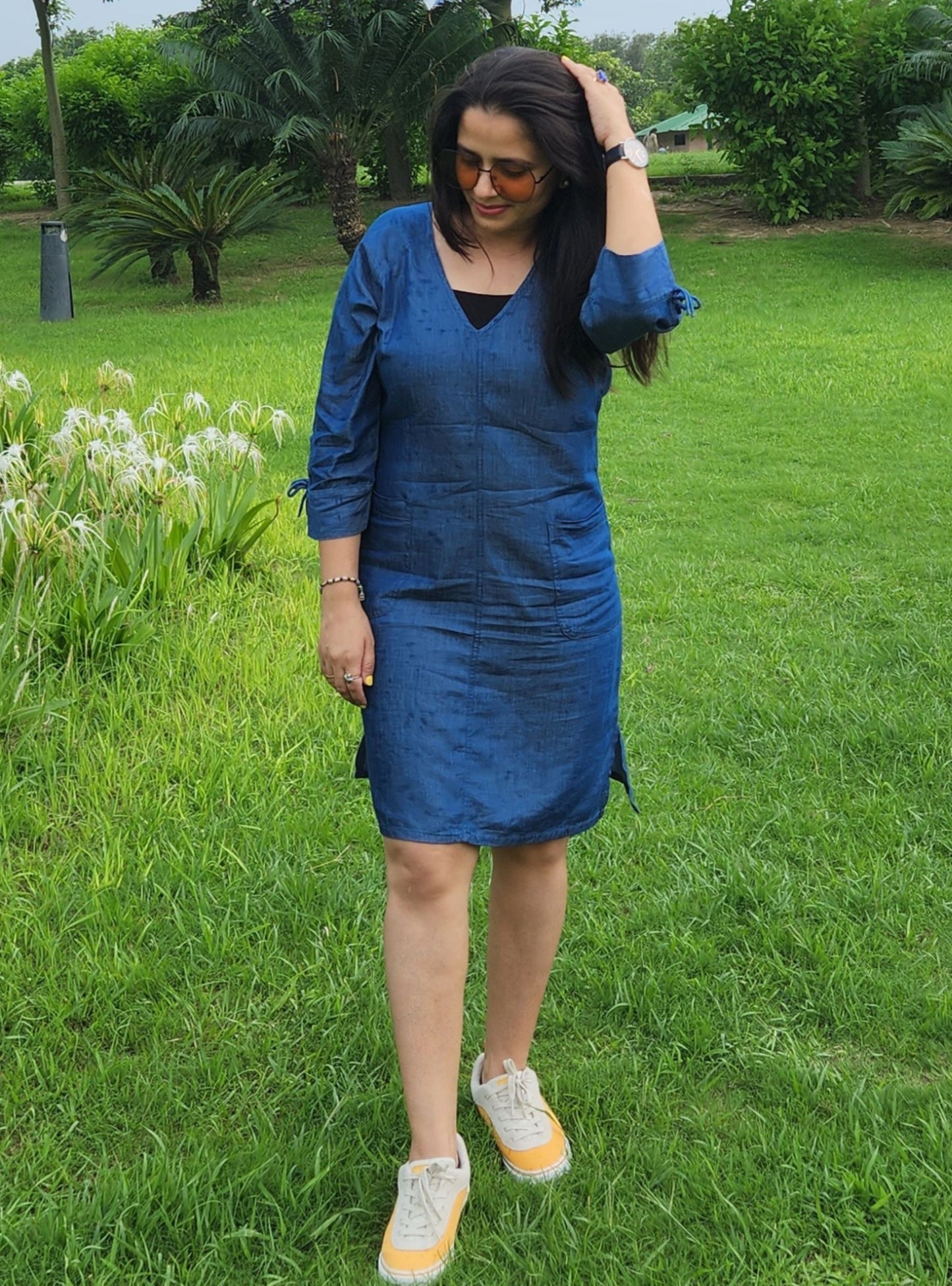 Tencel Denim Trendsetting Dress