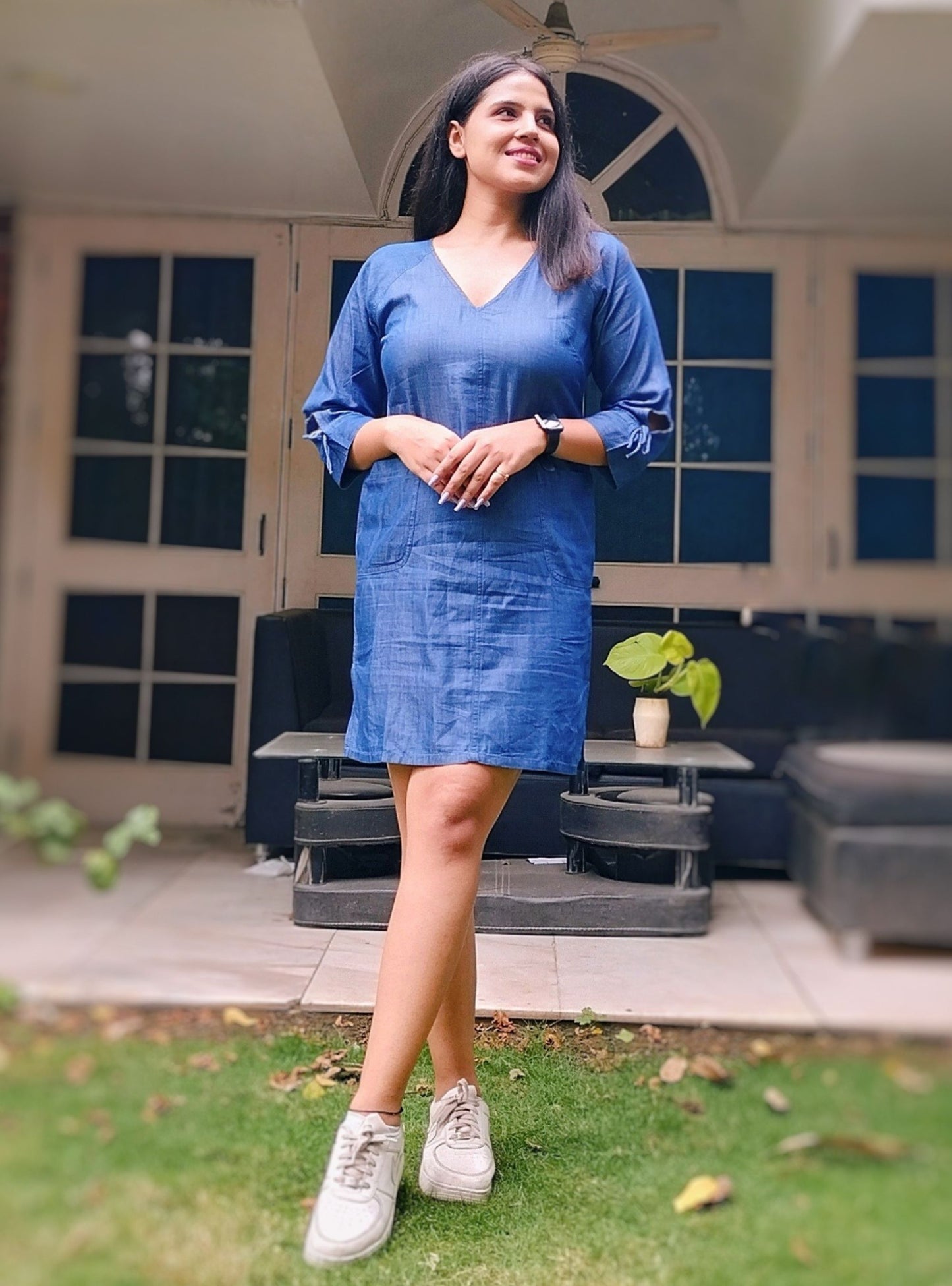 Tencel Denim Trendsetting Dress