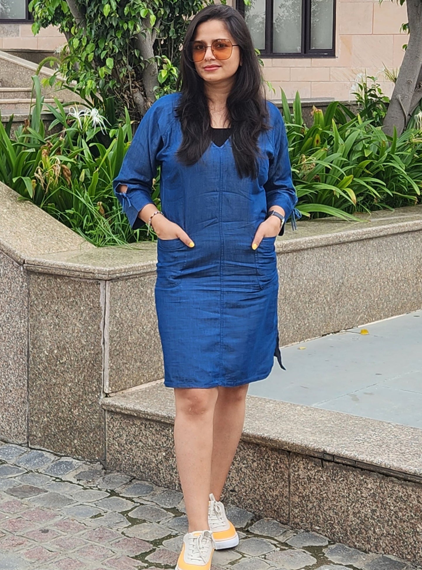 Tencel Denim Trendsetting Dress