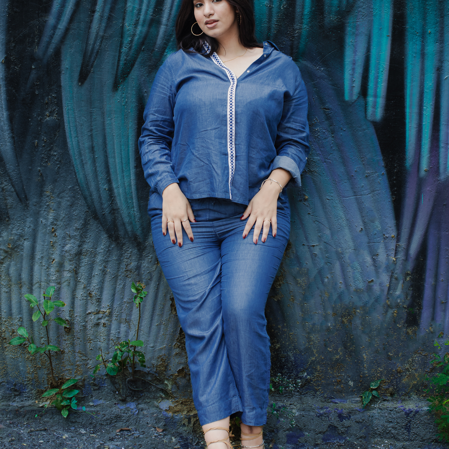 Cool Summer Denim Co-ord Set