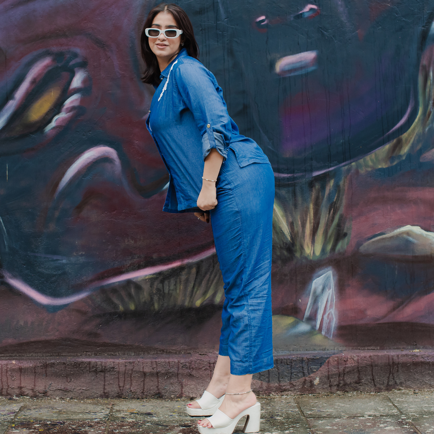 Cool Summer Denim Regular Fit Pants