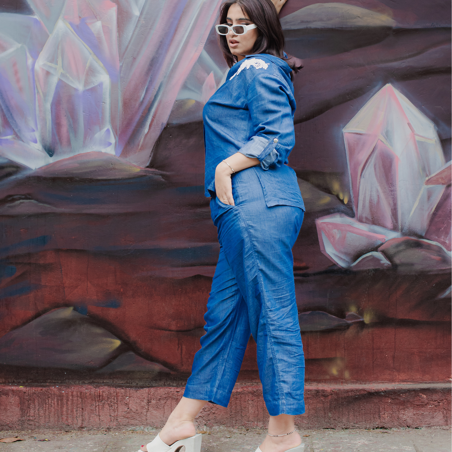 Luxury Soft Denim Co-ord Set