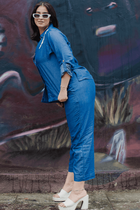 Cool Summer Denim Regular Fit Pants
