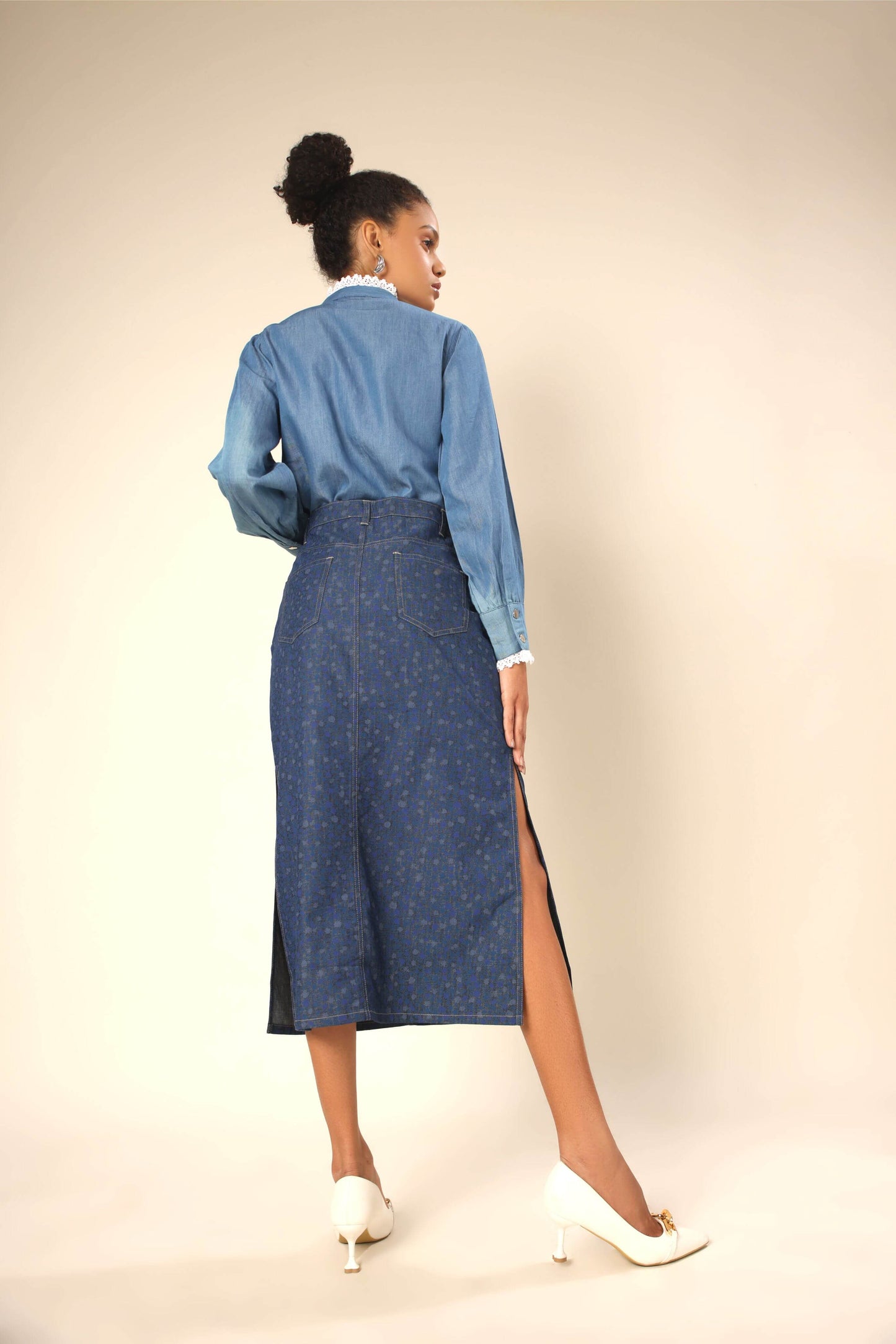 Street Stroll Denim Skirt