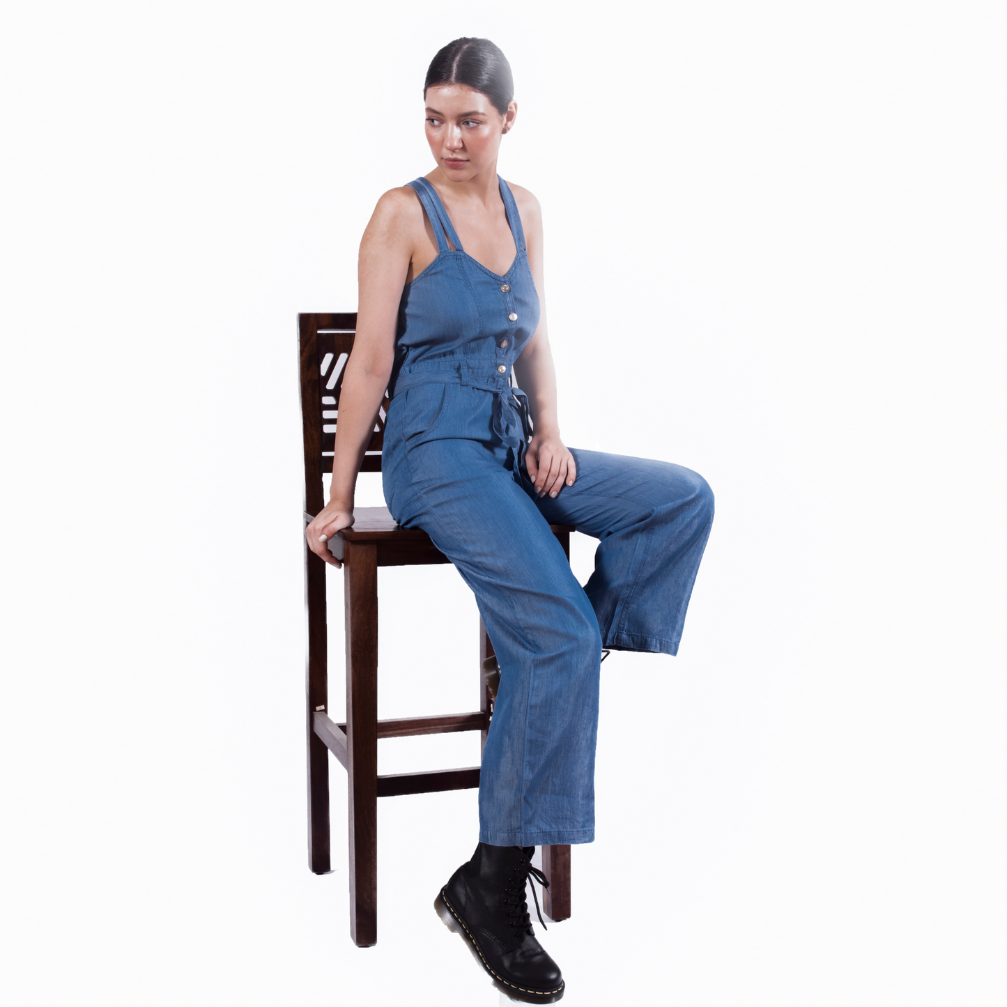Tencel Denim Ready-To-Roll Jumpsuit