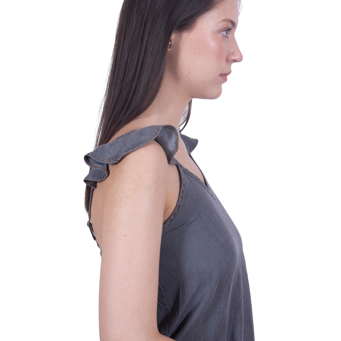 Summer Sleeveless Denim Top