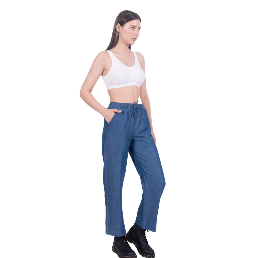 Tencel Denim Night Suit Co-ord Set