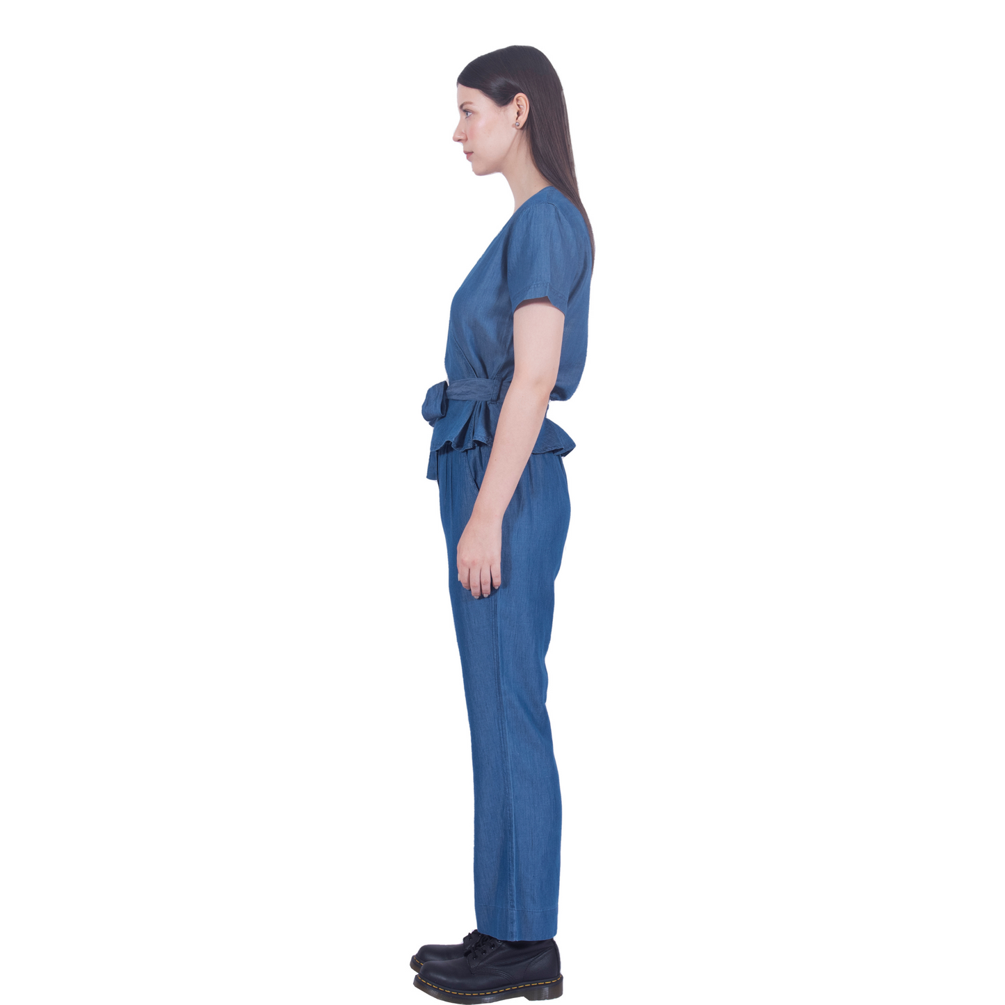 Tencel Denim Flared Pants