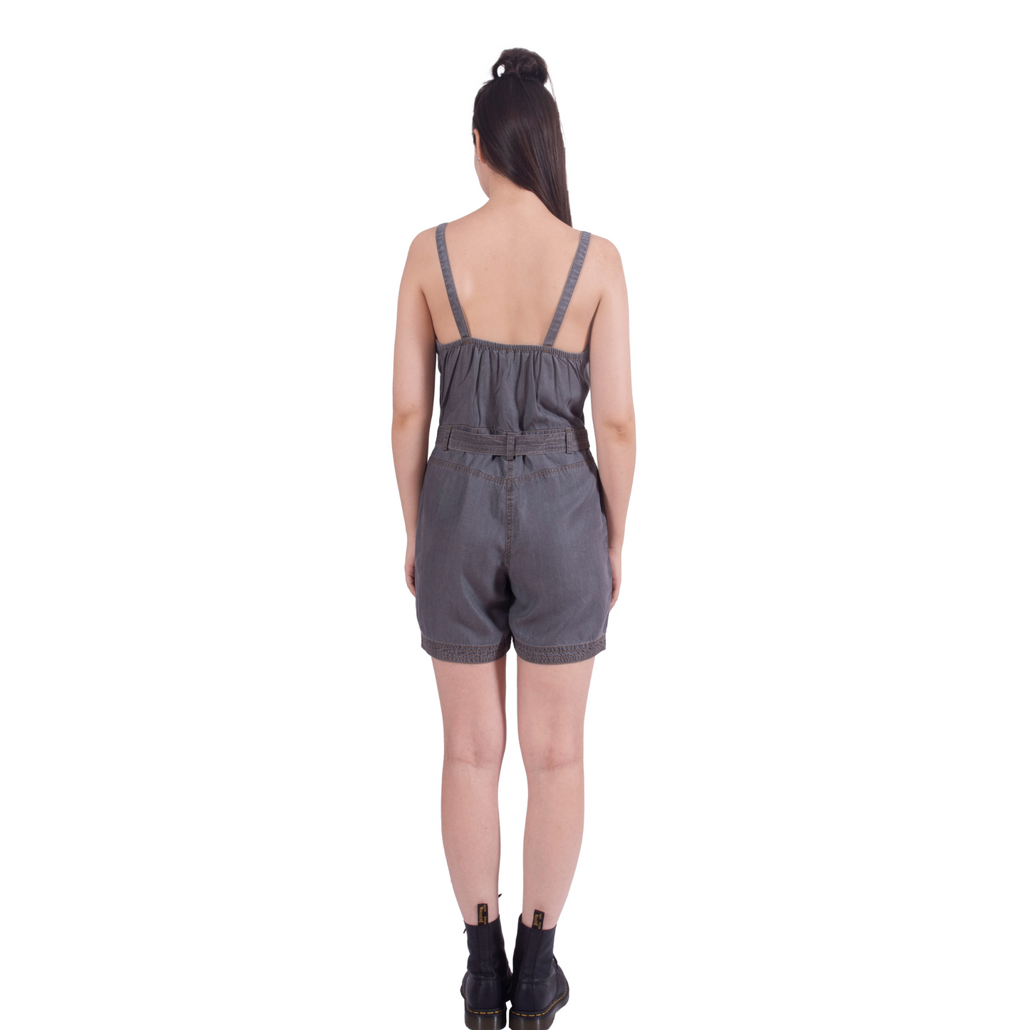 Short & Sweet Denim Romper