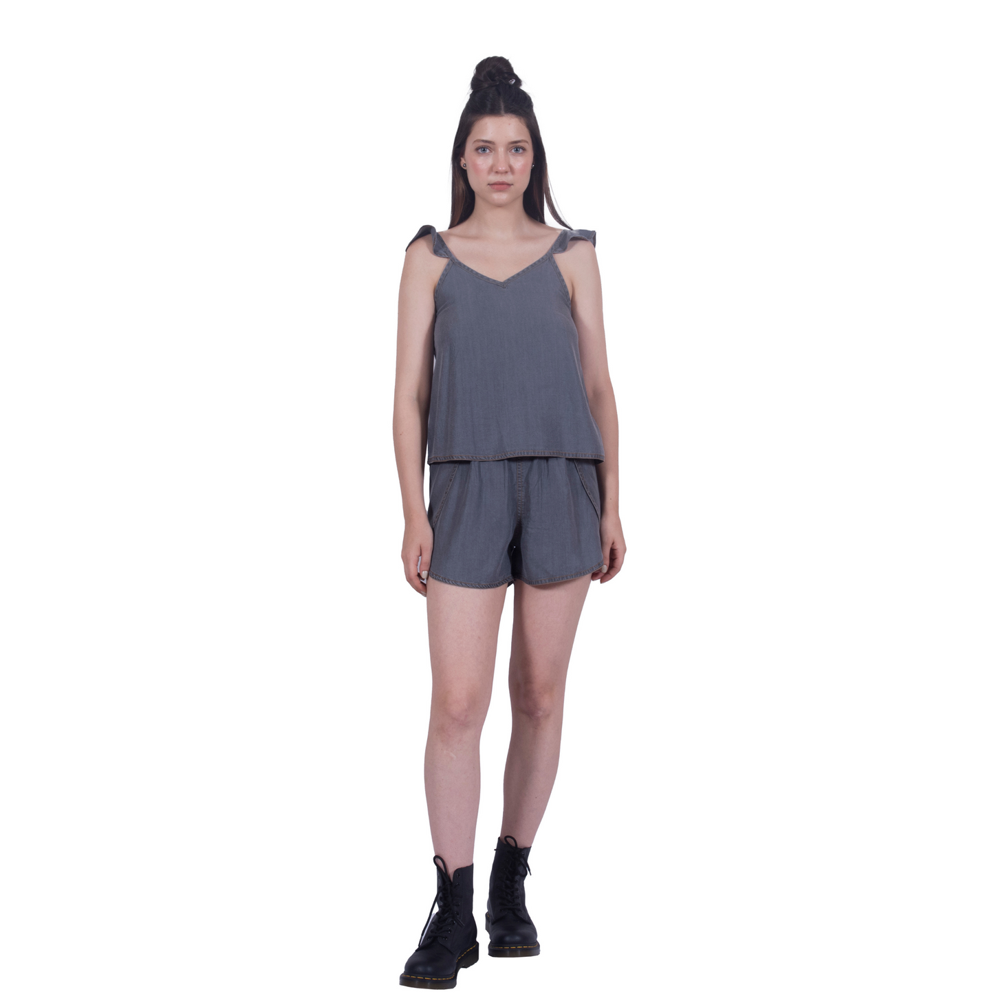 Summer Sleeveless Denim Top