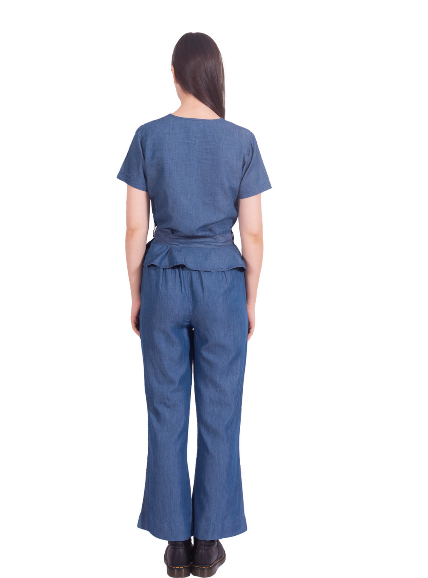Tencel Denim Flared Pants