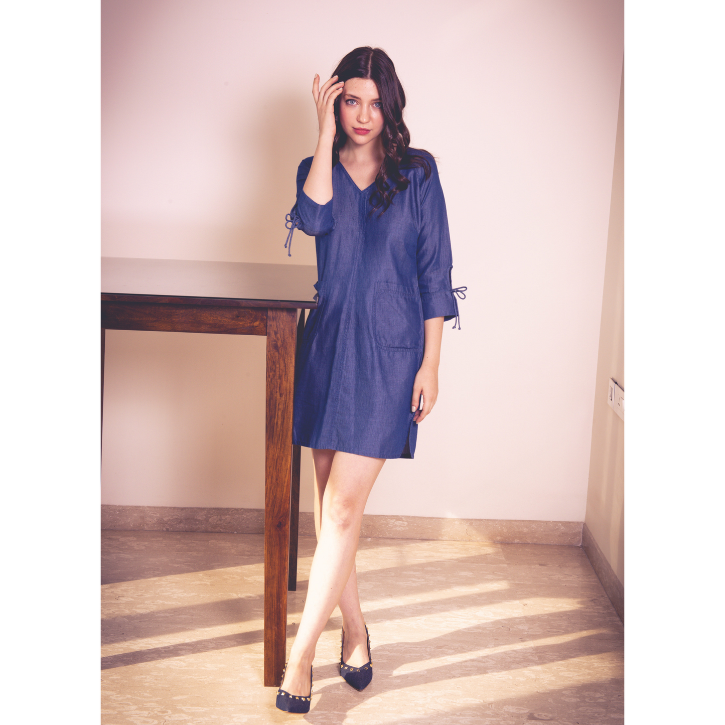 Tencel Denim Trendsetting Dress