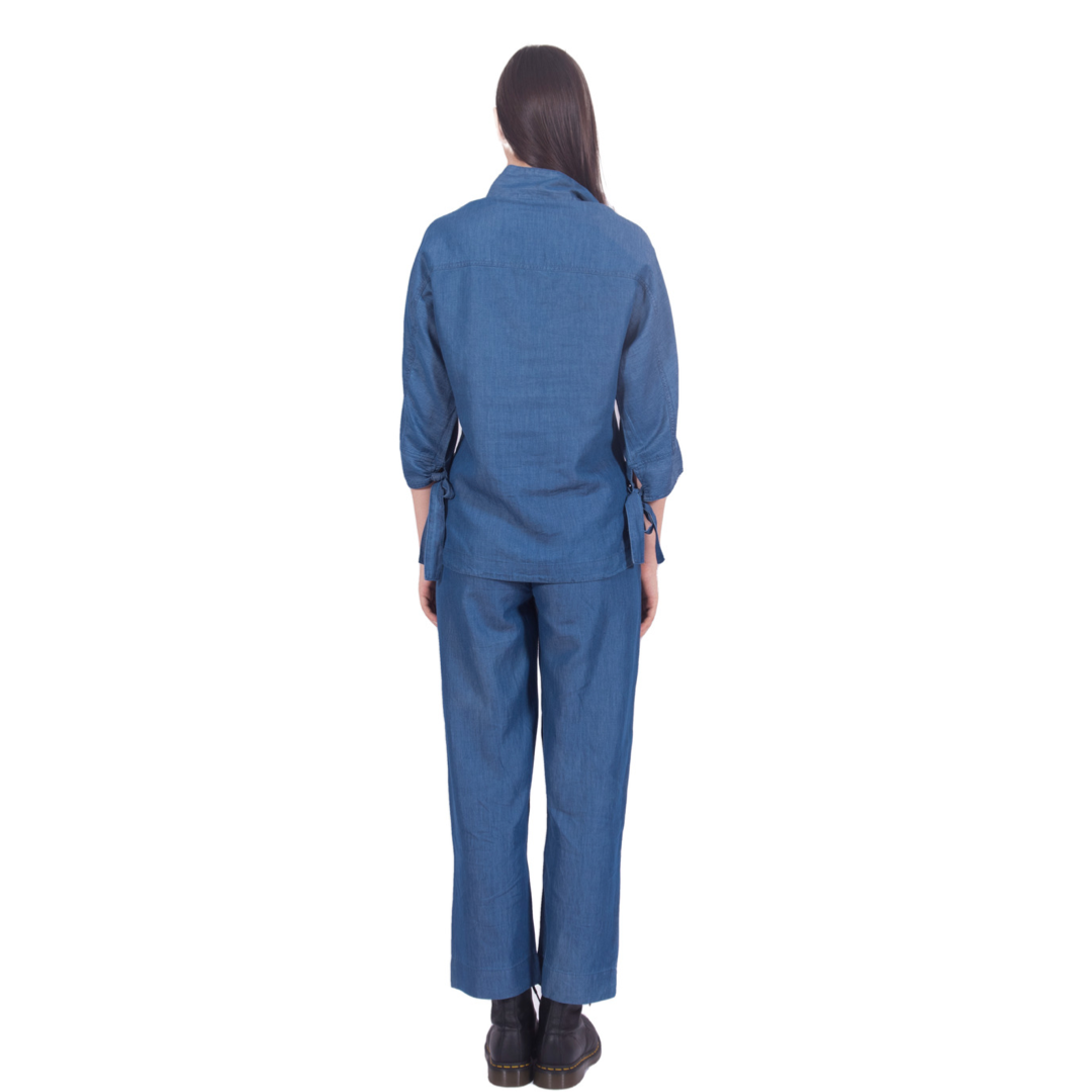 Tencel Denim Night Suit Co-ord Set