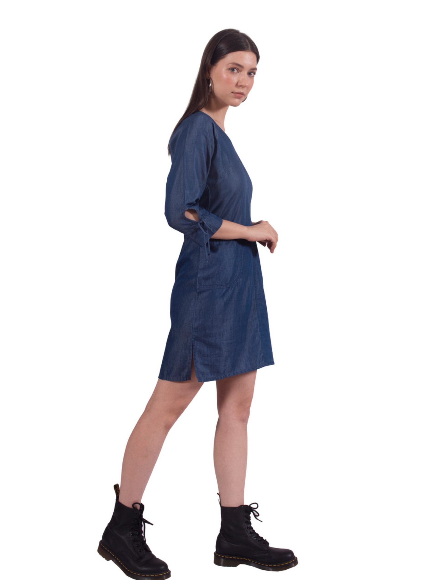 Tencel Denim Trendsetting Dress