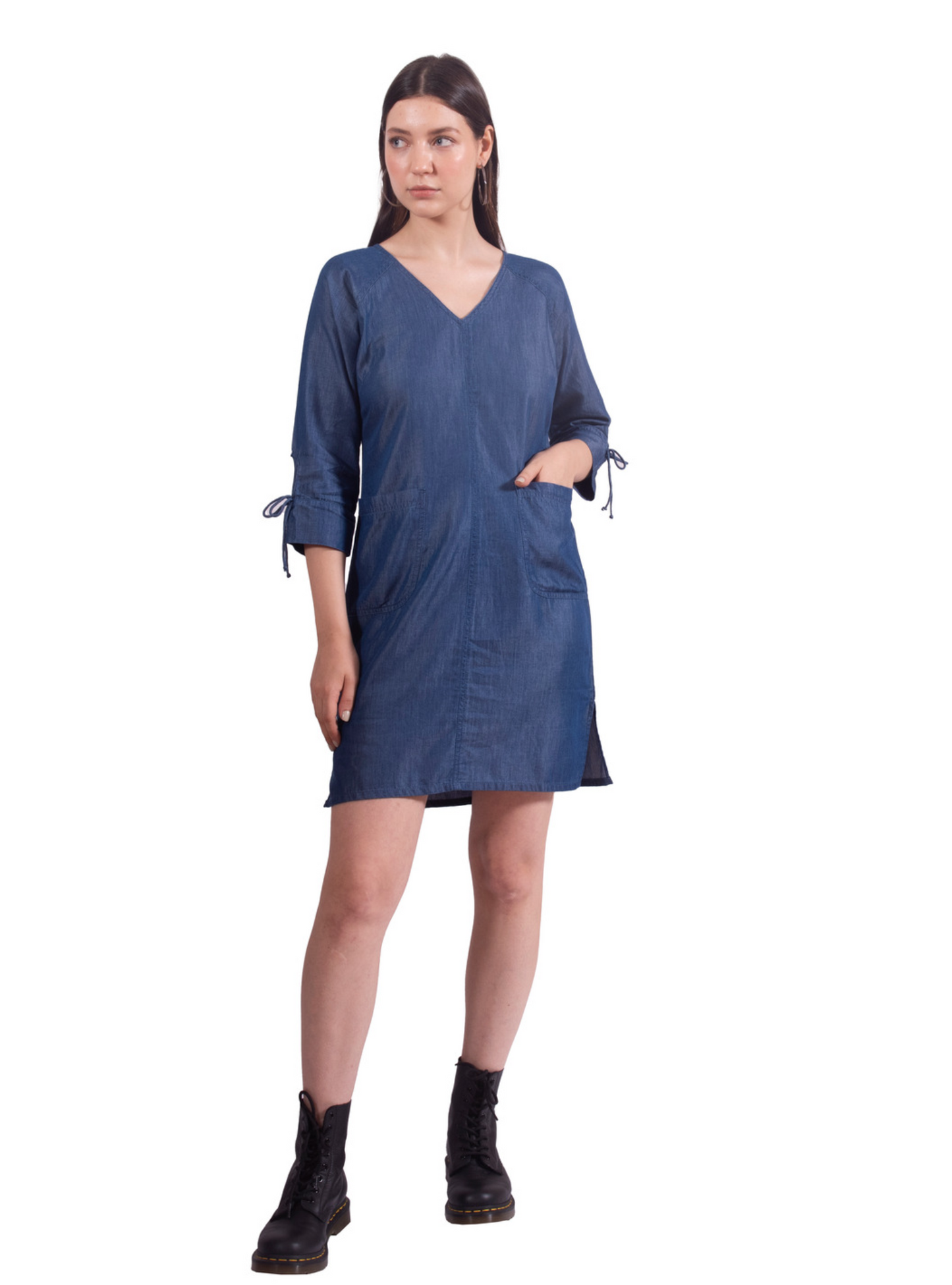 Tencel Denim Trendsetting Dress