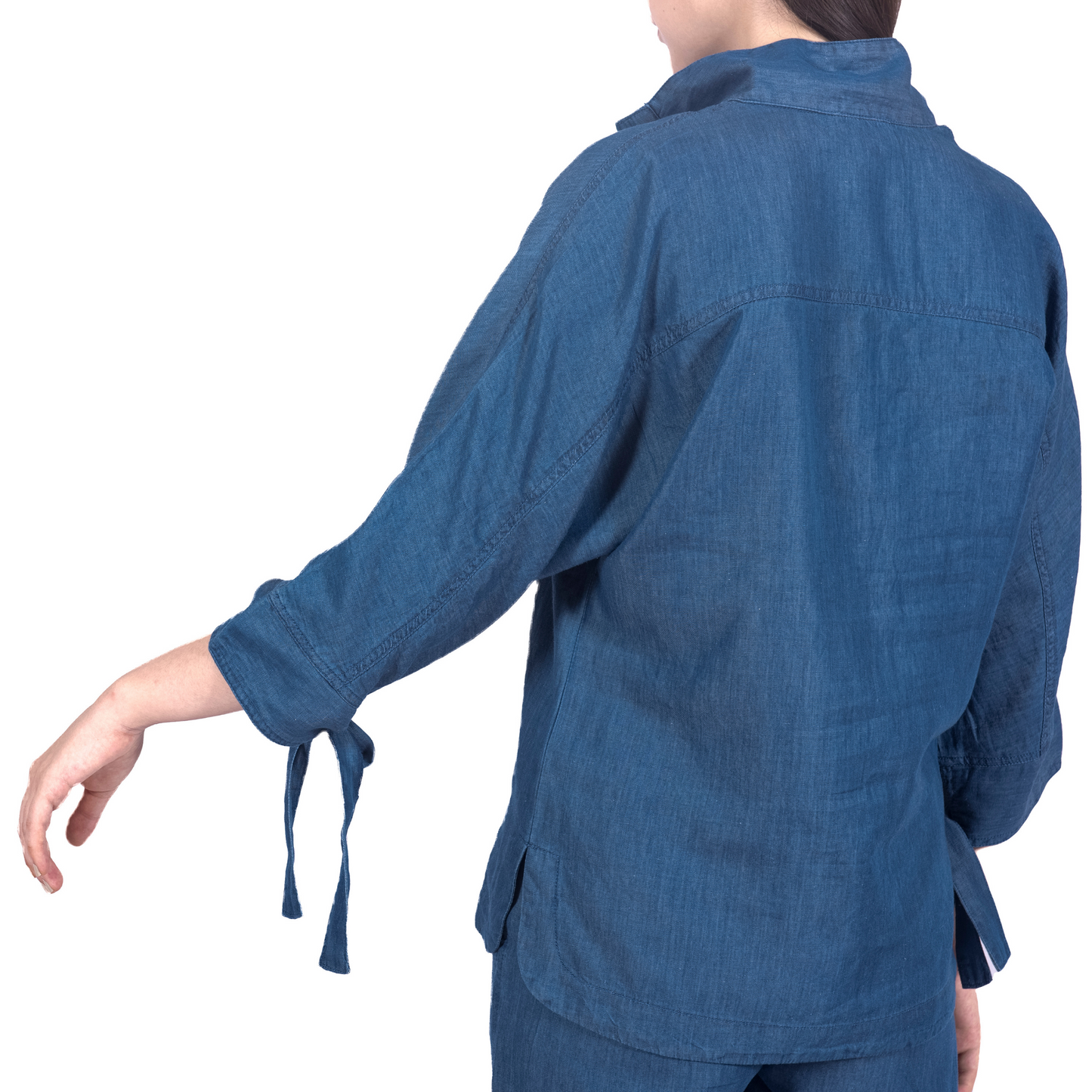 Loose Fit Tencel Denim Top