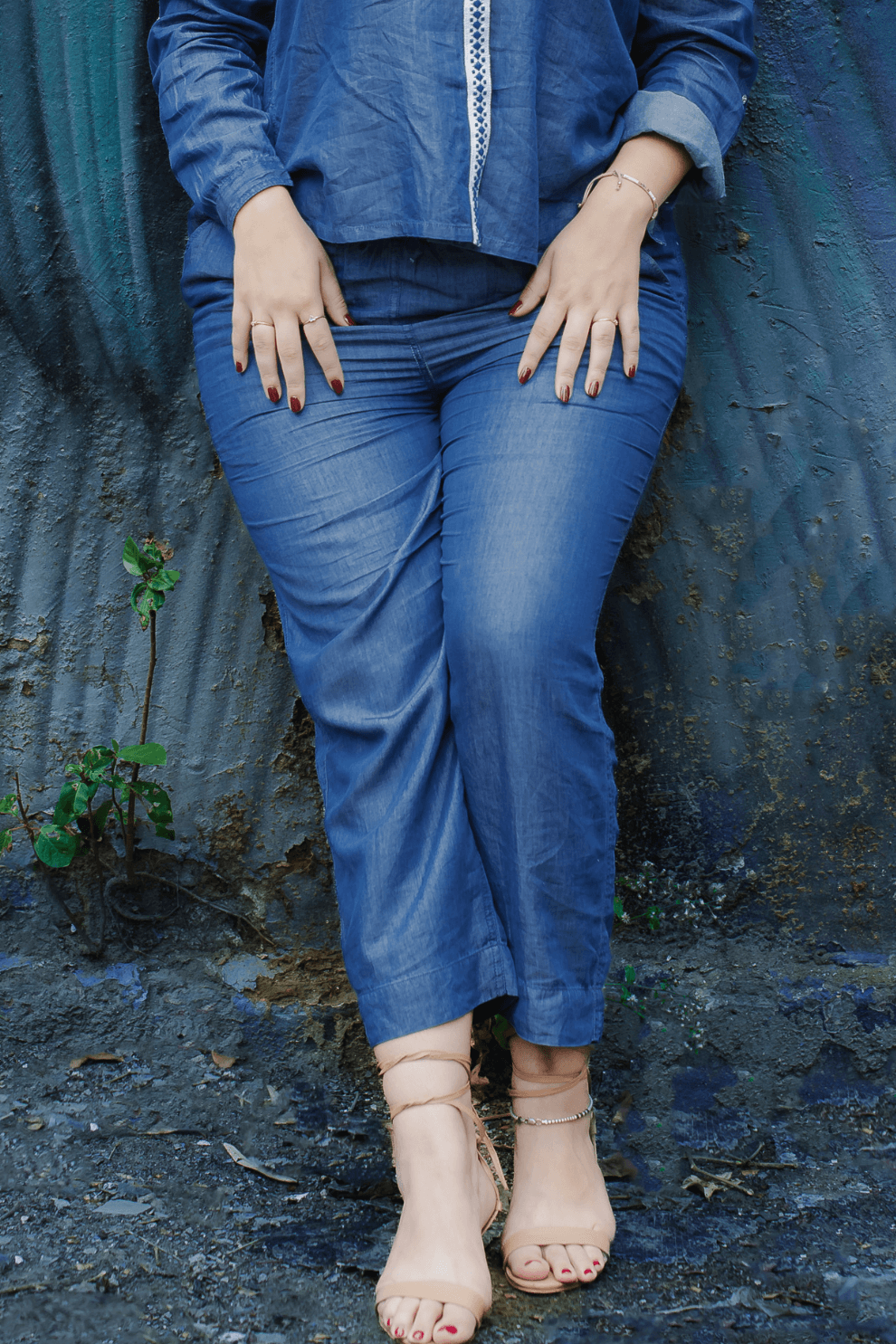 Cool Summer Denim Regular Fit Pants