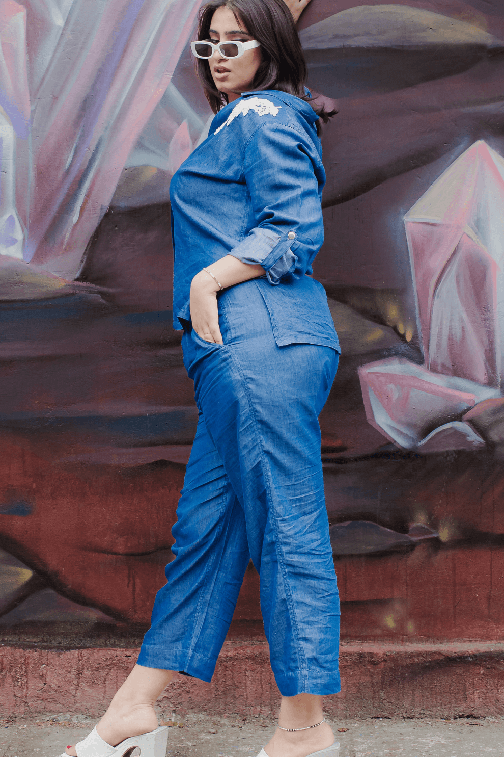 Luxury Soft Denim Co-ord Set