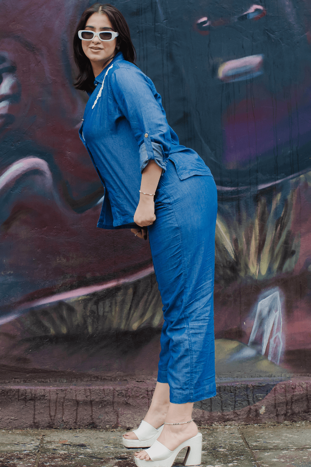 Luxury Soft Denim Co-ord Set