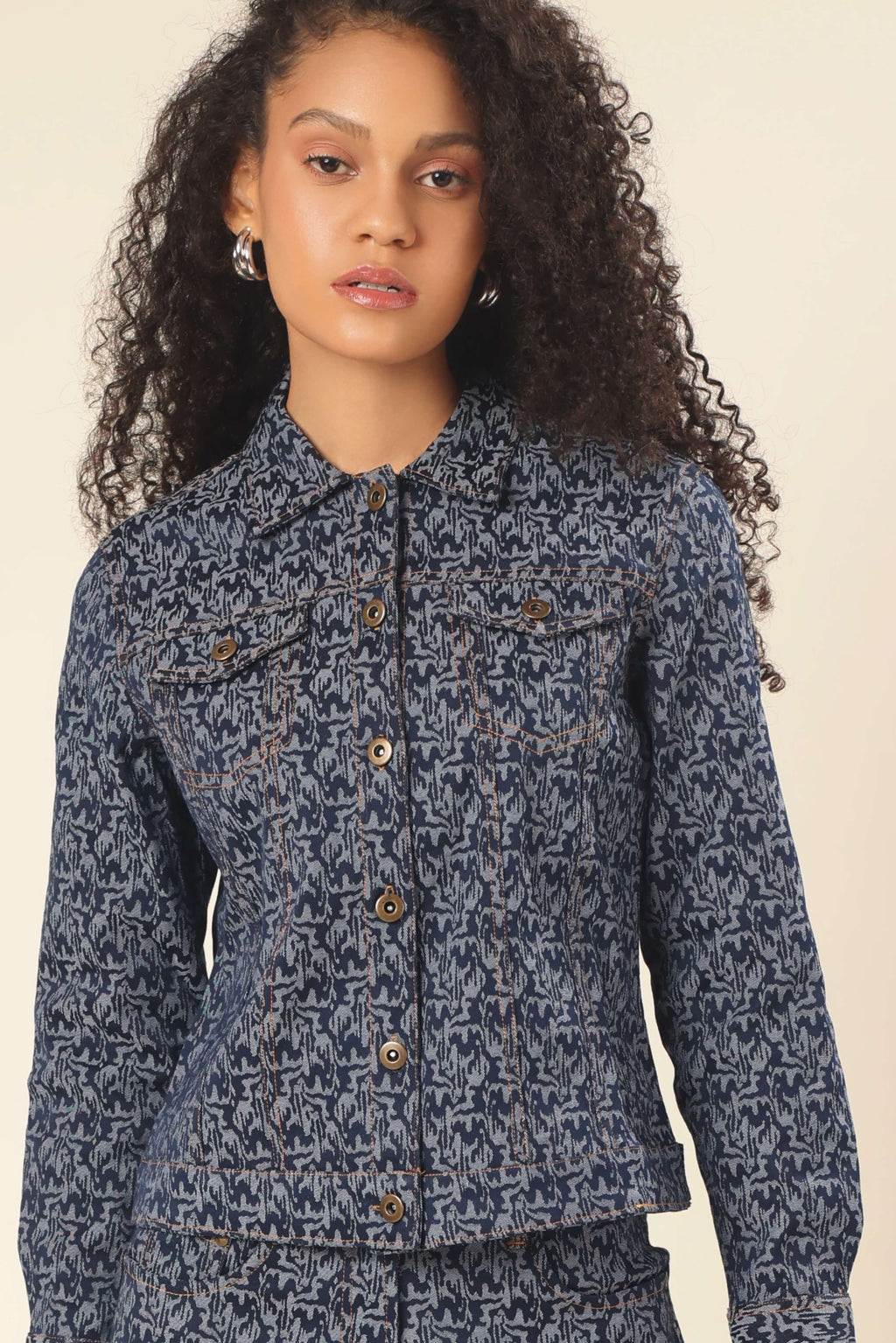 Print Me Pretty Denim Jacket