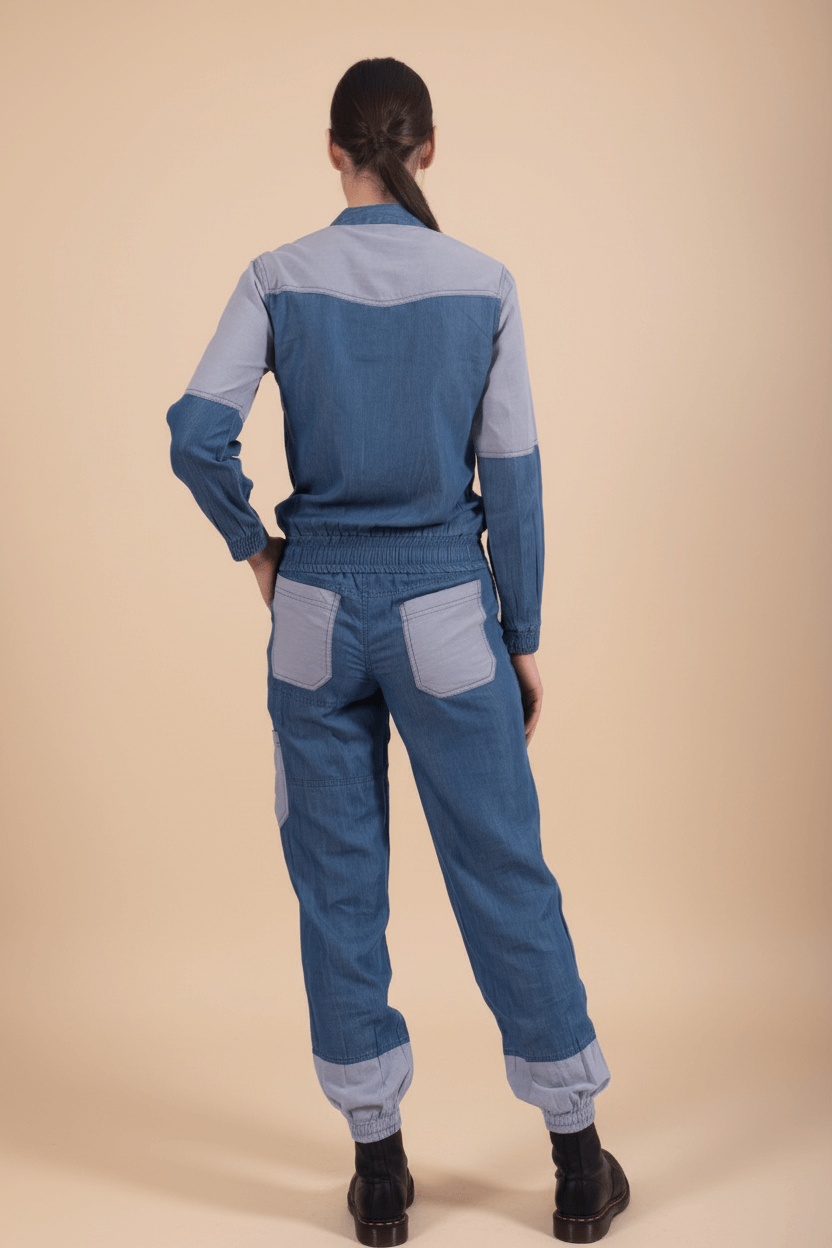 Tencel Denim Dual Tone Jacket