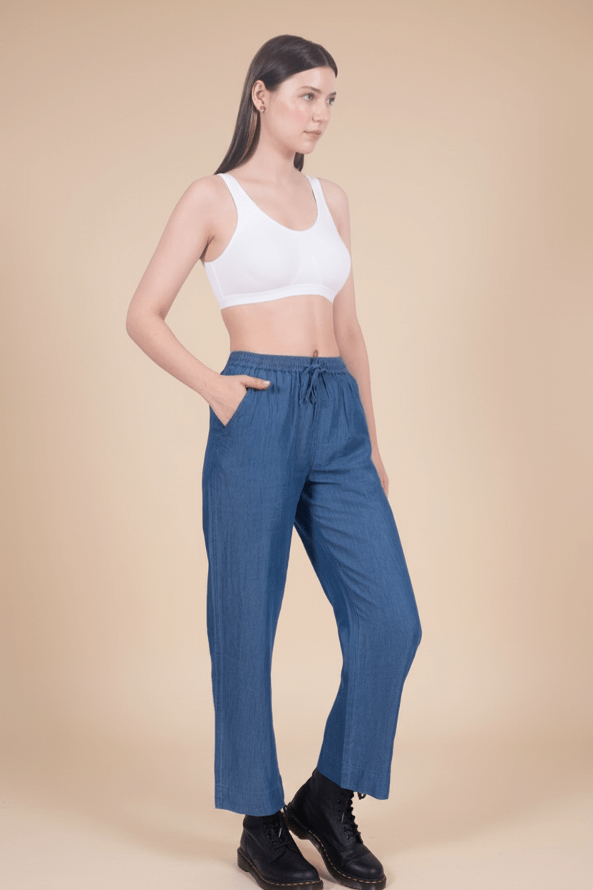 Tencel Denim Night Suit Co-ord Set