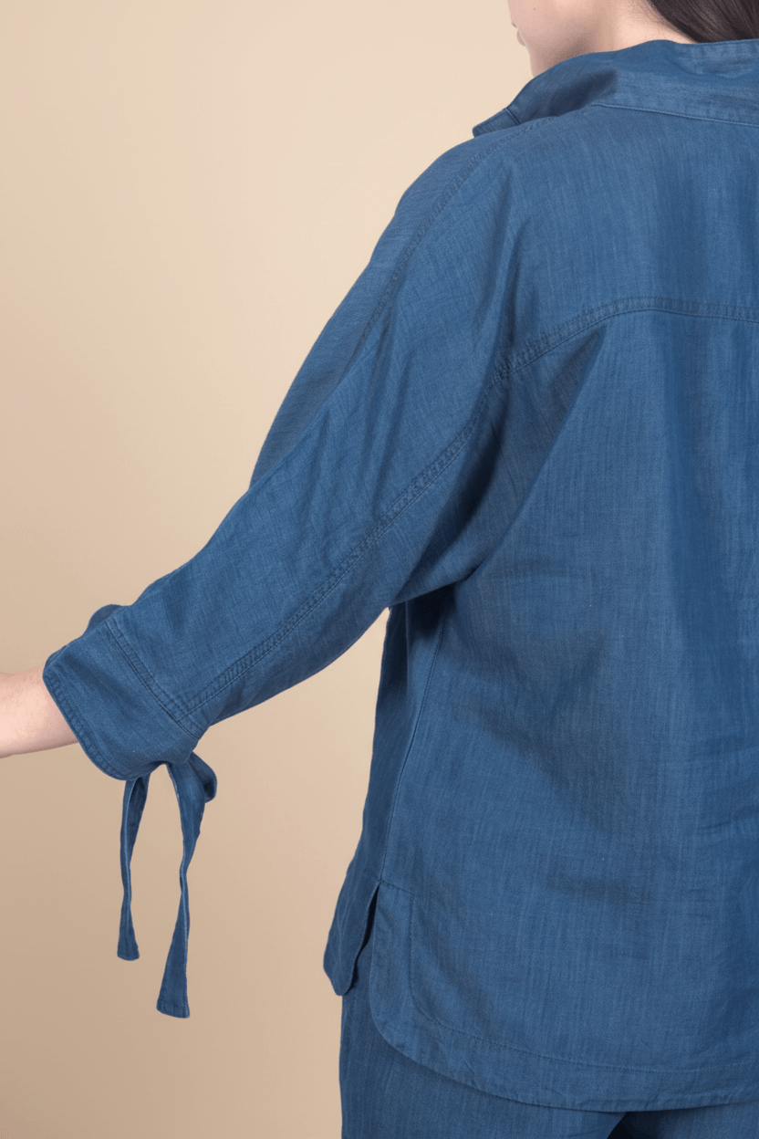 Tencel Denim Night Suit Co-ord Set