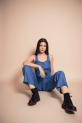 Tencel Denim Ready-To-Roll Jumpsuit