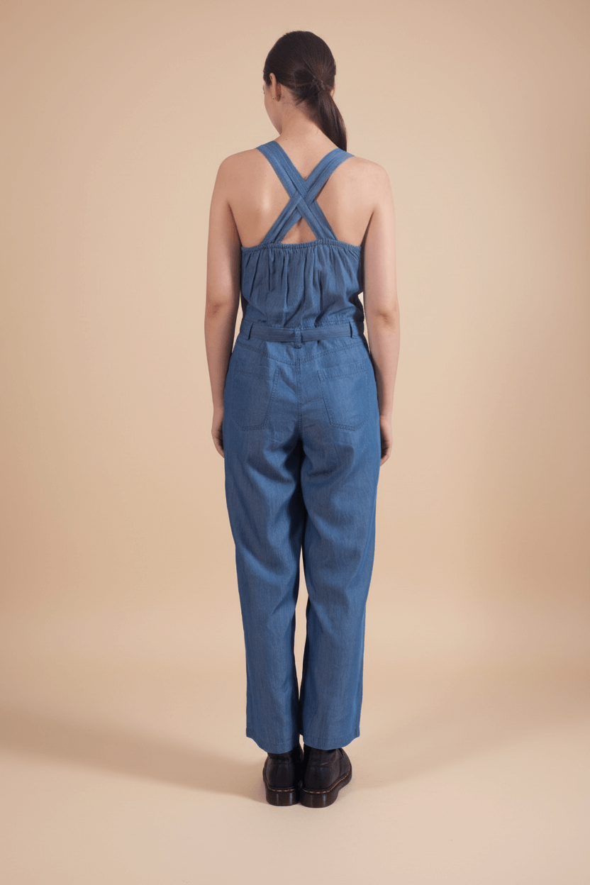 Tencel Denim Ready-To-Roll Jumpsuit