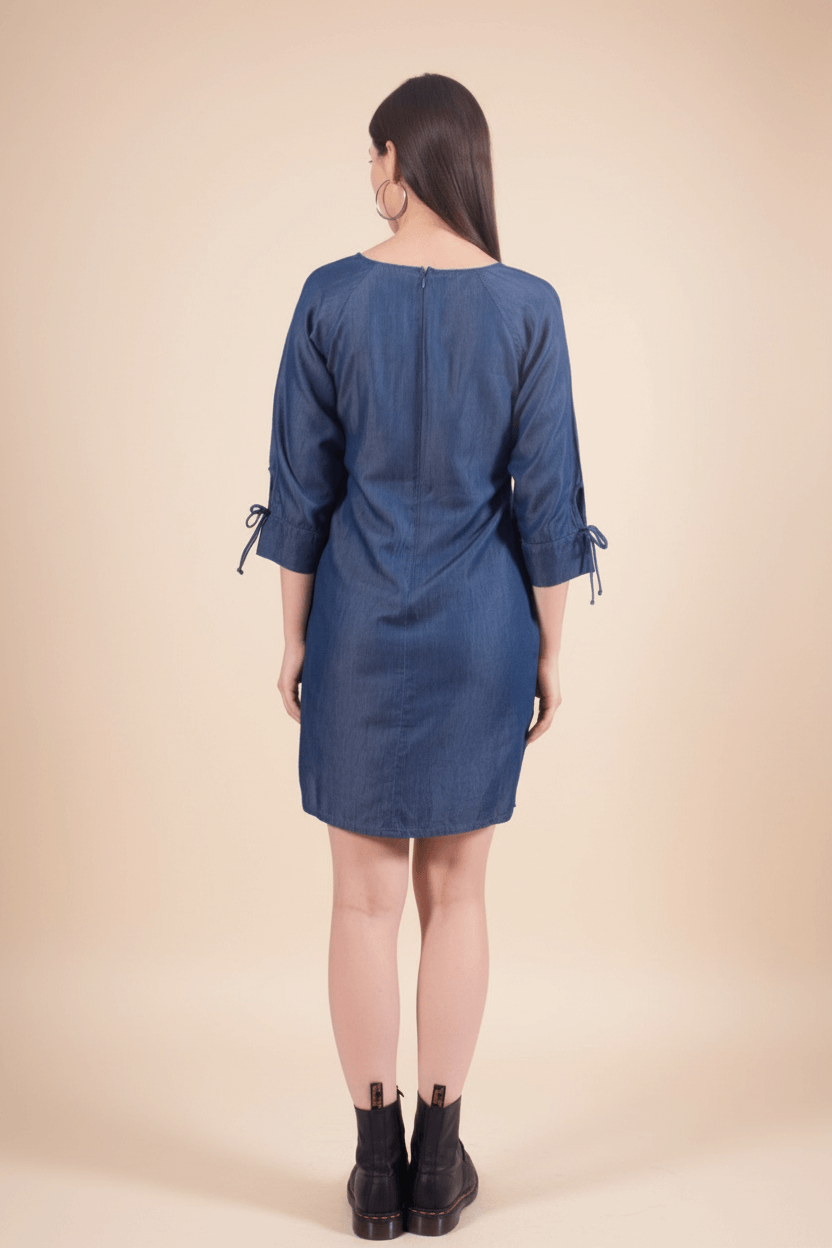 Tencel Denim Trendsetting Dress