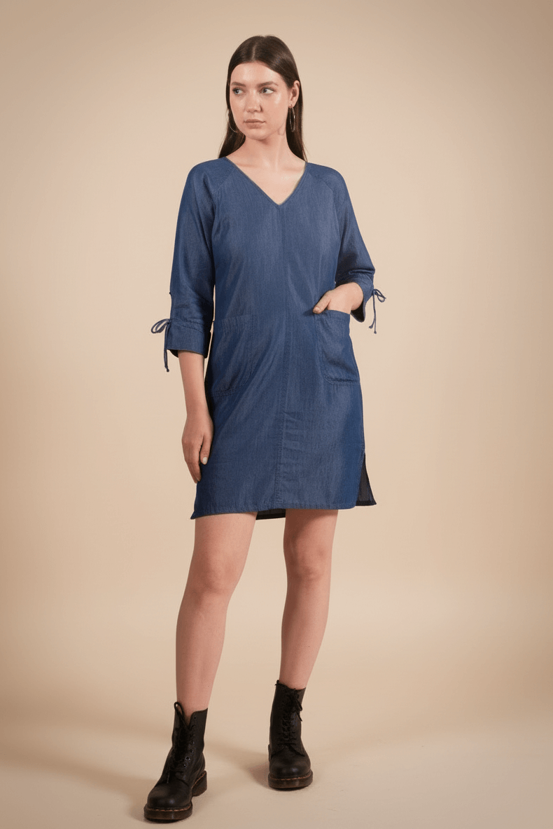 Tencel Denim Trendsetting Dress