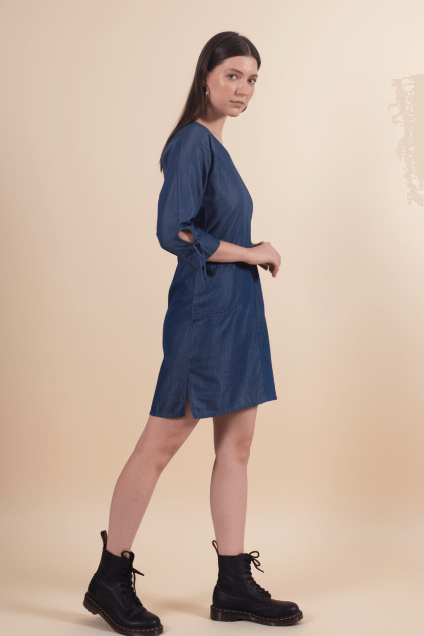 Tencel Denim Trendsetting Dress